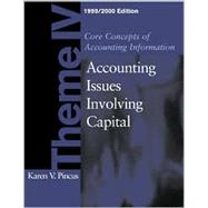 Core Concepts of Accounting Information Theme 4, 1999-2000 Edition