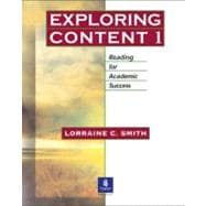 Exploring Content 1 : Reading for Academic Success