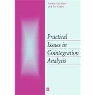 Practical Issues in Cointegration Analysis