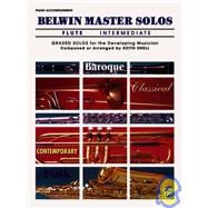 Belwin Master Solos : Flute - Piano (Intermediate)