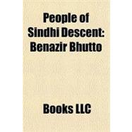 People of Sindhi Descent : Benazir Bhutto