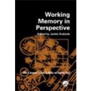 Working Memory in Perspective