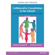 Collaborative Consultation in the Schools