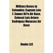 Military Bases in Colombi : Captain Luis F. Gómez niño Air Base, Colonel Luis Arturo Rodríguez Meneses Air Base