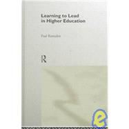 Learning to Lead in Higher Education