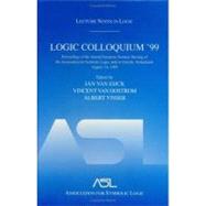 Logic Colloquium '99: Lecture Notes in Logic 17