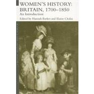 Women's History, Britain 17001850: An Introduction