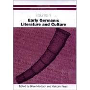 Early Germanic Literature and Culture