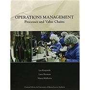 Operations Management: Process and Value Chains, University of Massachusetts Amherst Custom Edition