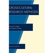 Cross-cultural Research Methods