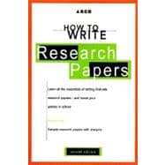 Arco How to Write Research Papers