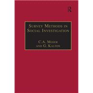 Survey Methods in Social Investigation