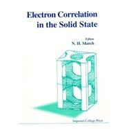 Electron Correlation in the Solid State