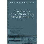 Corporate Governance and Chairmanship A Personal View