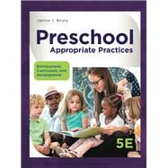 Preschool Appropriate Practices: Environment, Curriculum, and Development