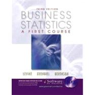 Business Statistics: A First Course and CD-ROM