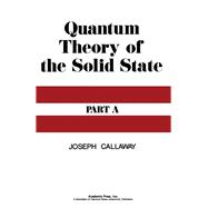 Quantum Theory of the Solid State A