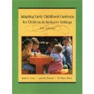 Adapting Early Childhood Curricula for Children in Inclusive Settings