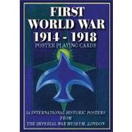First World War 1914-1918 Poster Playing Cards