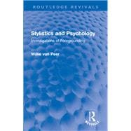 Stylistics and Psychology