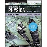 Fundamentals of Physics WileyPLUS Next Gen Card with Loose-Leaf Print Companion Set 2 Semesters