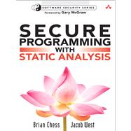 Secure Programming with Static Analysis