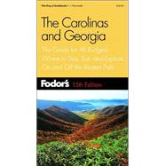 Fodor's The Carolinas and Georgia, 15th Edition