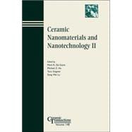Ceramic Nanomaterials and Nanotechnology II