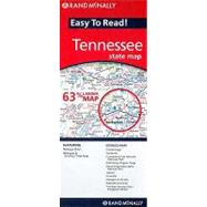 Rand McNally Easy to Read! Tennessee State Map
