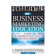 Fundamentals of Business Marketing Education