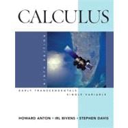 Calculus Early Transcendentals Single Variable, 9th Edition