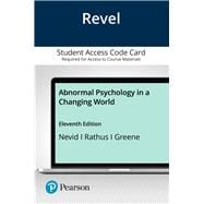 Revel for Abnormal Psychology in a Changing World -- Access Card, 11/e