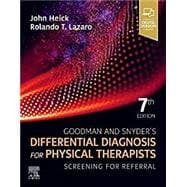 Goodman and Snyder’s Differential Diagnosis for Physical Therapists