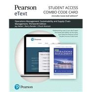 Pearson eText for Operations Management Sustainability and Supply Chain Management -- Combo Access Card