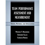 Team Performance Assessment and Measurement