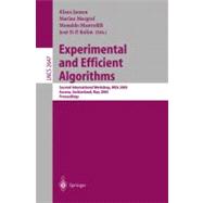 Experimental and Efficient Algorithms: Second International Workshop, Wea 2003, Ascona, Switzerland, May 26-28, 2003 : Proceedings