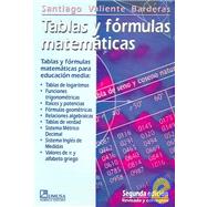 Tablas Y Formulas Matematicas / Mathematical Tables and formulas,9789681862053