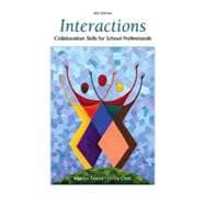 Interactions : Collaboration Skills for School Professionals