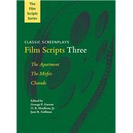 Film Scripts Three The Apartment, The Misfits, Charade