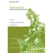 Zeitschrift Fur Indologie Und Sudasienstudien 2013
