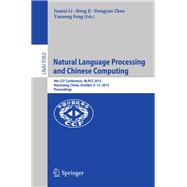 Natural Language Processing and Chinese Computing