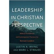Leadership in Christian Perspective