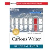 Curious Writer, The, MLA Update Edition, Concise Edition [Rental Edition]