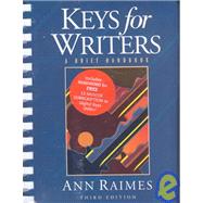 Keys for Writers: A Brief Handbook