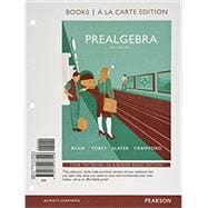 Prealgebra, Books a la Carte Edition PLUS MyLab Math