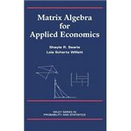 Matrix Algebra for Applied Economics