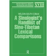 A Sinologists Handlist of Sino-Tibetan Lexical Comparisons
