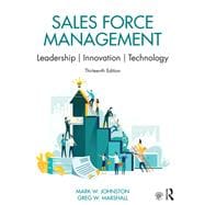 Sales Force Management Leadership, Innovation, Technology