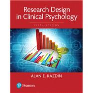 Research Design in Clinical Psychology, Books a la Carte Edition,9780205992089