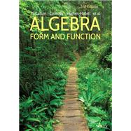 Algebra: Form and Function